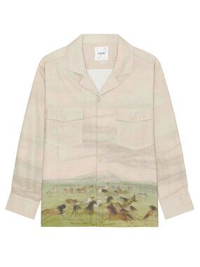 FOUND Wildlife Field Long Sleeve Camp Shirt